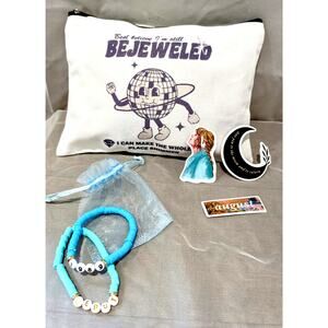 Taylor Swift bundle bag cosmetic bag stickers trading bracelets Bejeweled makeup